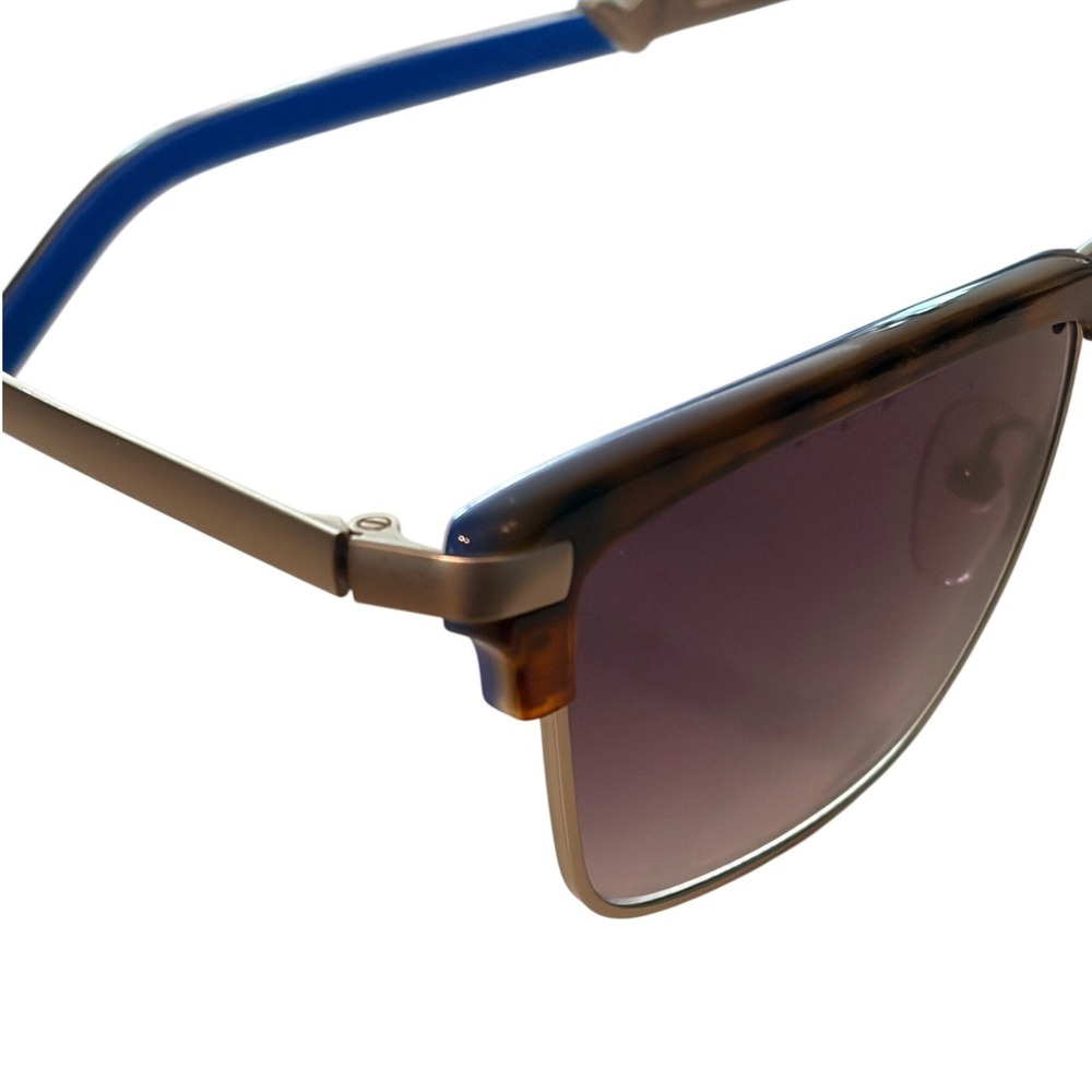 Agatha Ruiz De La Prada Sunglasses AR 21259 Tortoise Blue Heart Metal Frames - Picture 2 of 5